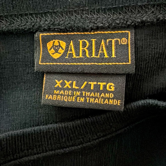 ARIAT horse gem long sleeved blouse shirt bedazzled rhinestone detail cowgirl 2X - Picture 9 of 14